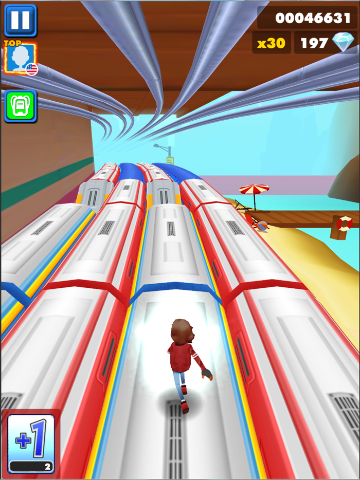 3D Endless Runner Trains City