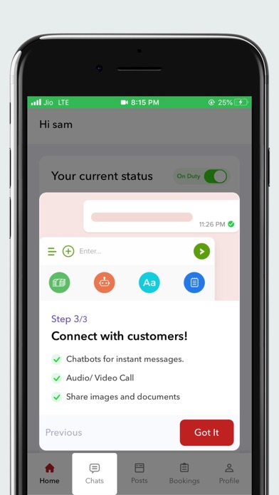 PINGPROFY COACH Screenshot