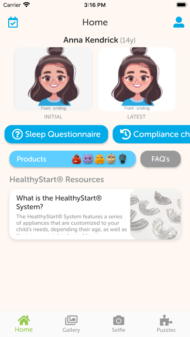 HealthyStart Patients Screenshot
