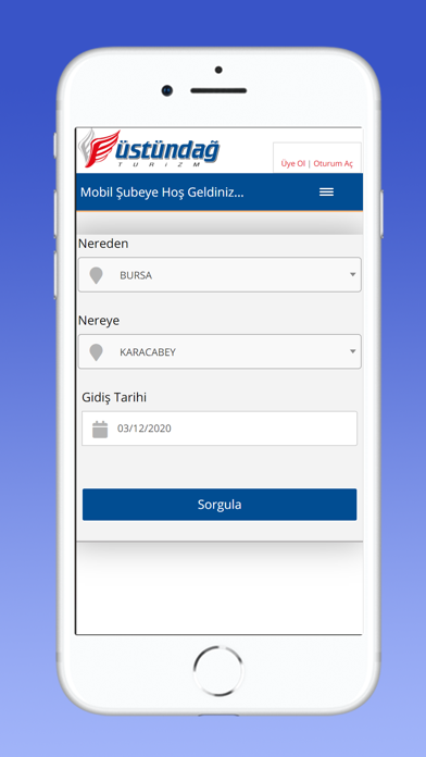 Üstündağ Turizm Screenshot