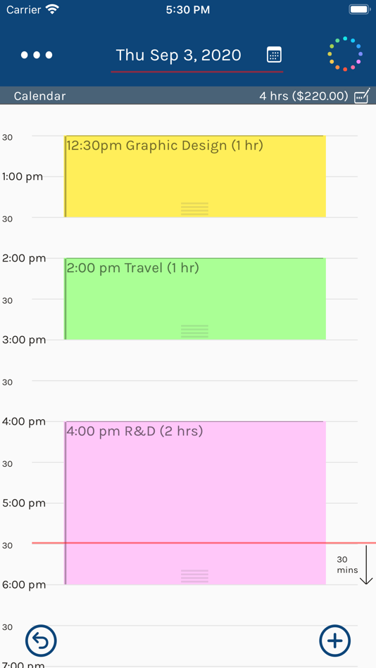 #1. Tock Time Tracker (iOS) 由: Christian Clare