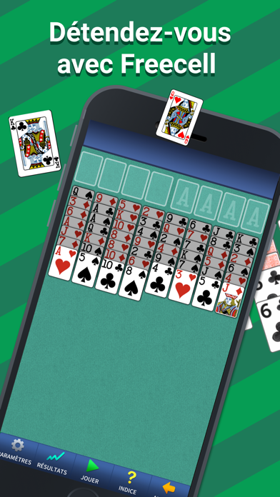 Screenshot #1 pour FreeCell Solitaire.