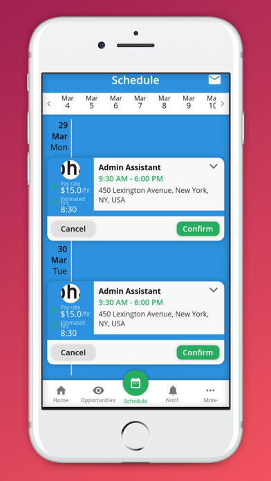 WorkAbroad Jobs Screenshot