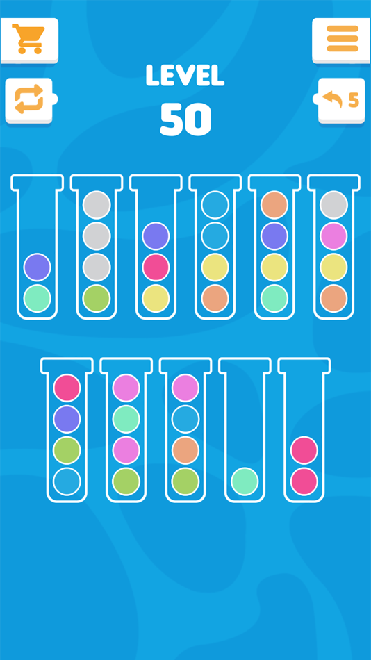 #2. Ball Sort - Perfect Sorting (iOS) 来自: Onetap Co.,Ltd