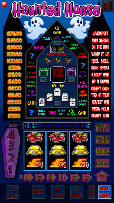 Haunted House Fruit Machine Screenshot