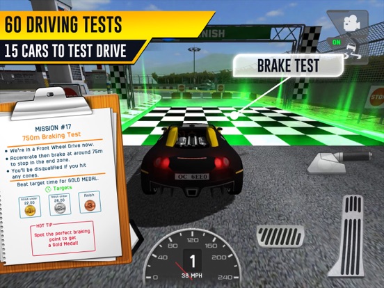 Race Driving License Test iPad app afbeelding 4