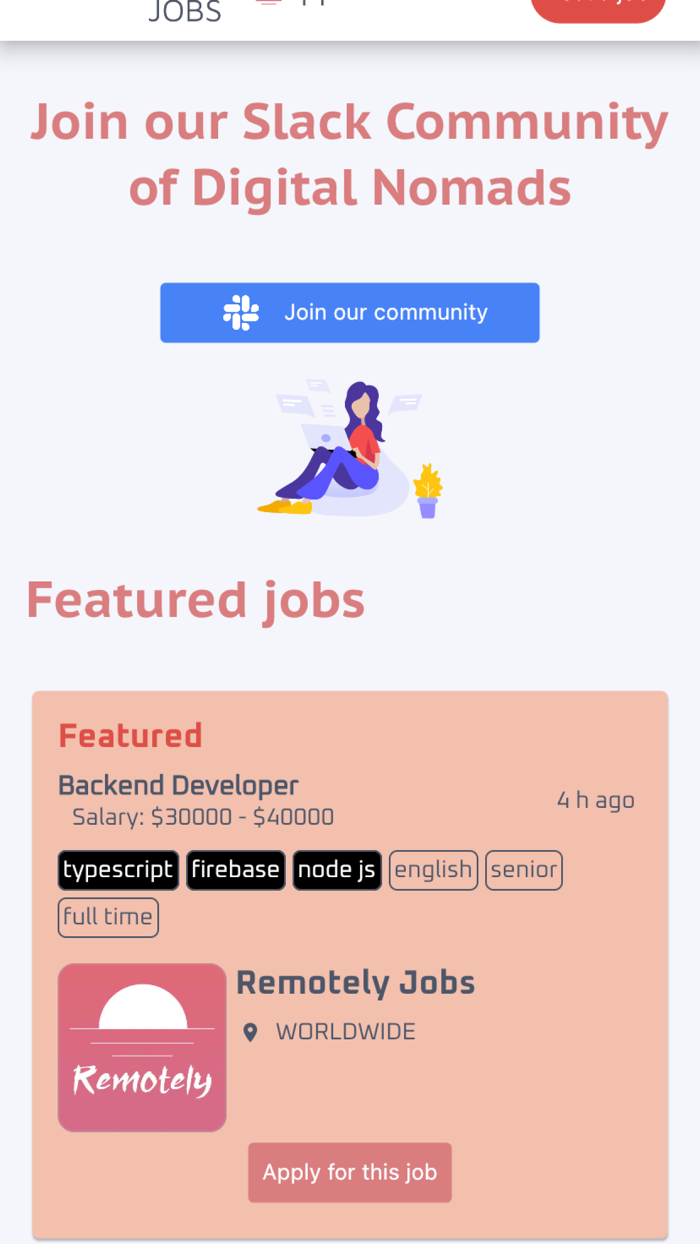 RemotelyJobs.app - remote jobs