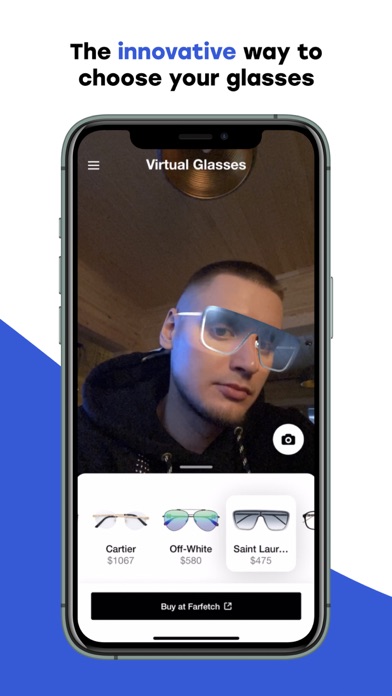 Screenshot #1 pour VirtualGlasses: Try On Eyewear