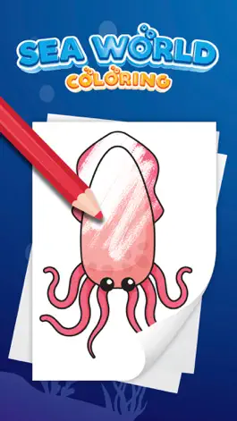 Game screenshot Sea Animal Coloring Book Game mod apk