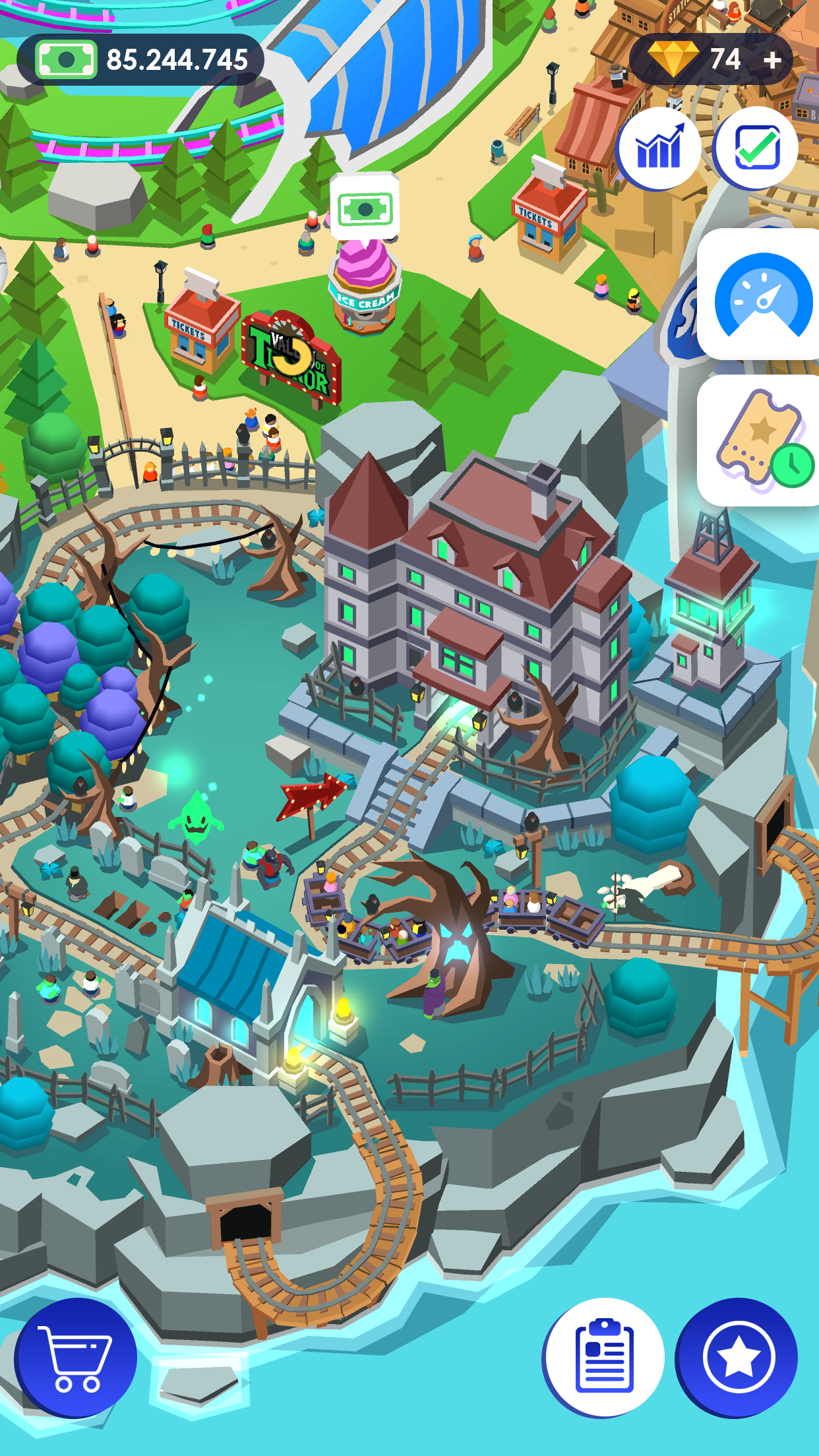 Idle Theme Park - Tycoon Game screenshot 3