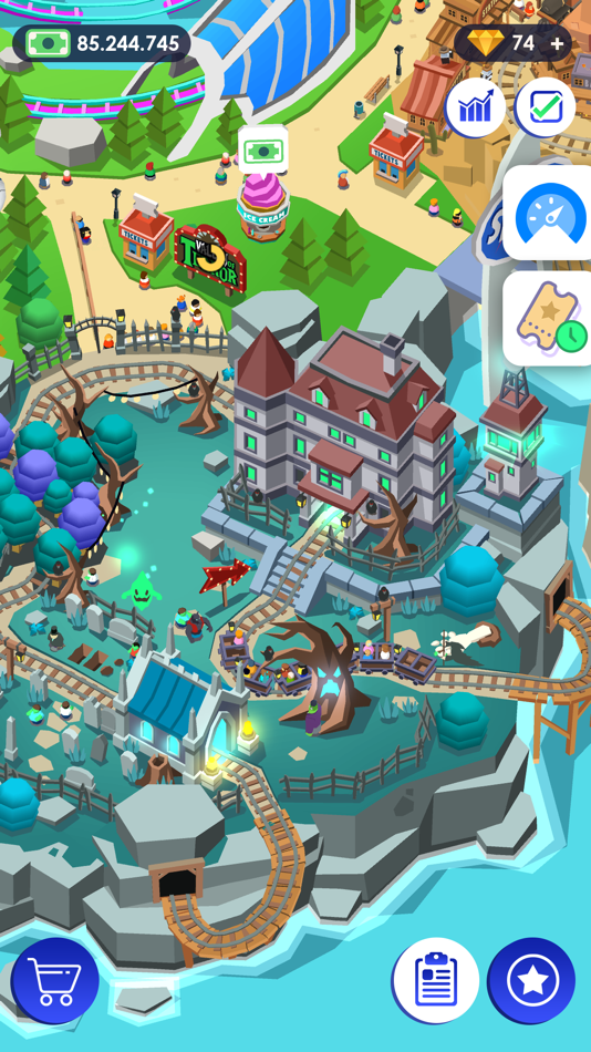 #3. Idle Theme Park - Tycoon Game (iOS) 由: Codigames