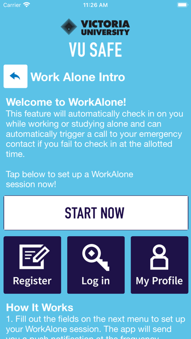 VUSafe Screenshot