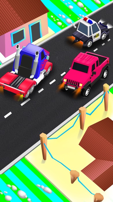 Pixel Toy Car Run 3D screenshot 3