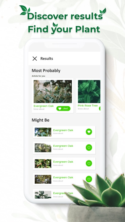 Plant identifier and Search