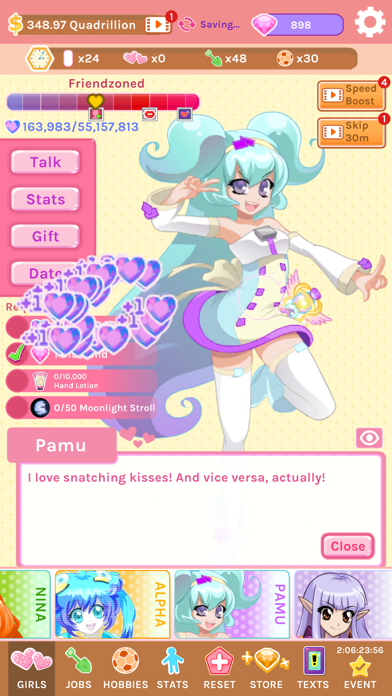 Crush Crush - Idle Dating Sim Screenshot