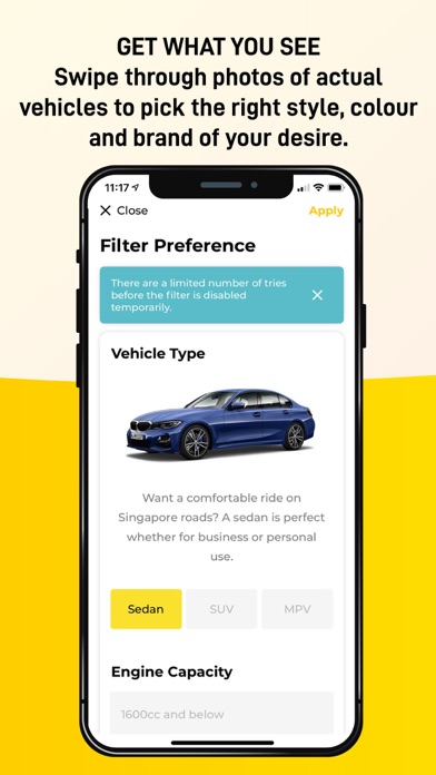 ST33R: Car Rental Subscription Screenshot