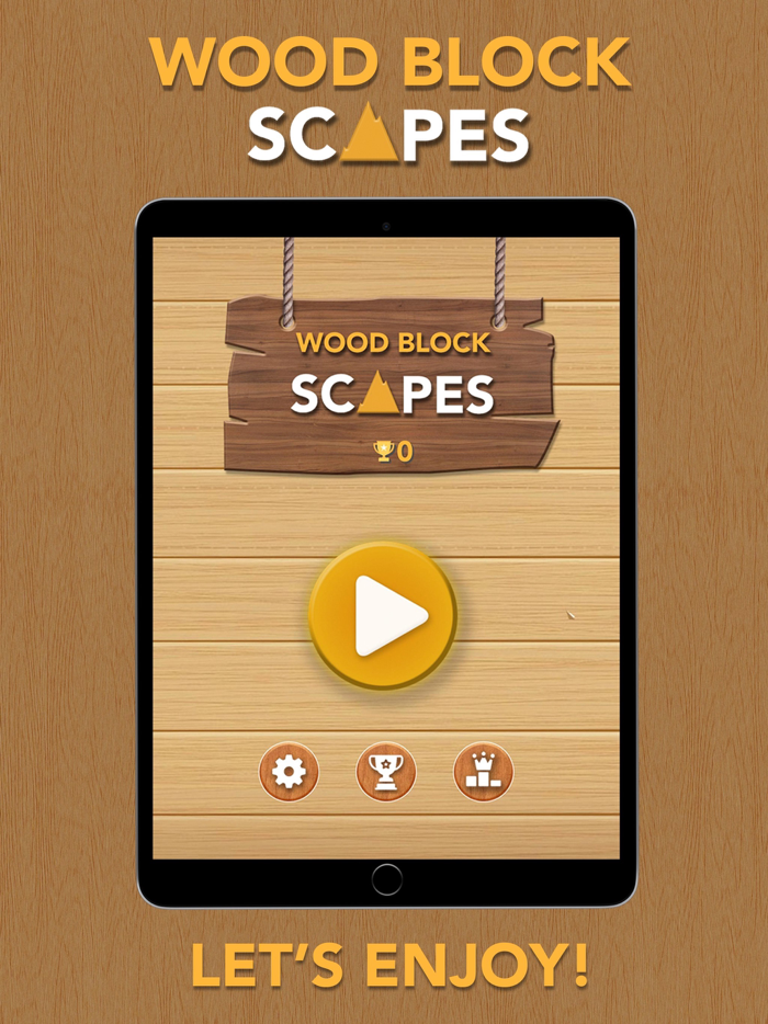 Wood Block Scapes Puzzle