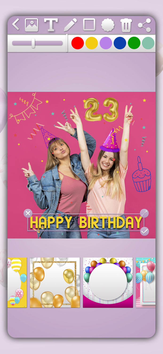 Birthday Frames Collection