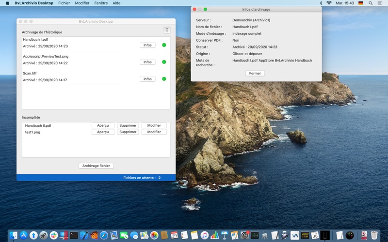 Screenshot #1 pour BvLArchivio Desktop