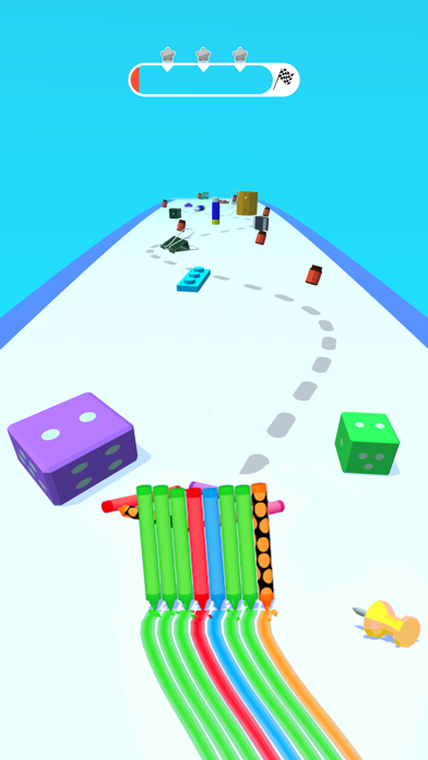 Screenshot #1 pour Pencil Runner 3D -Perfect Rush