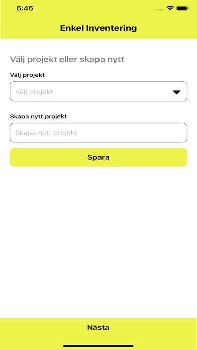 Enkel Inventering Screenshot