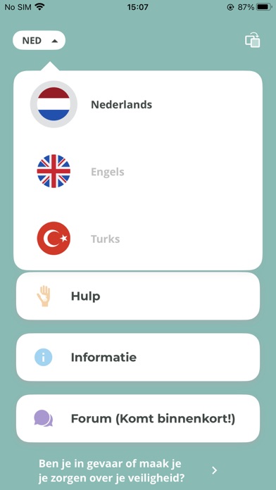 HulpApp – find the right help Screenshot