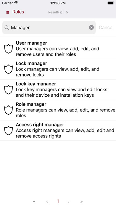 b.lock Manager Screenshot