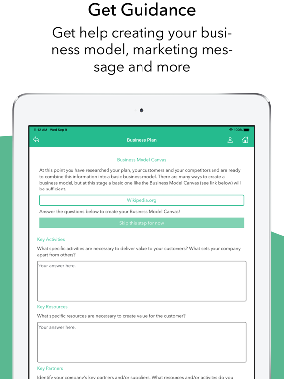 Start a Business - Resources iPad screenshot 2 - Business app