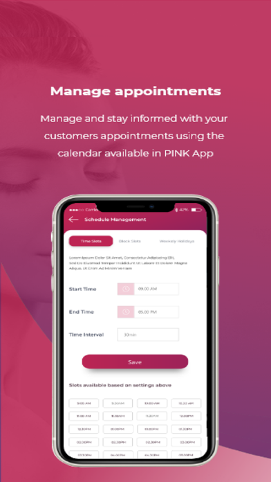 Pink for Business Screenshot