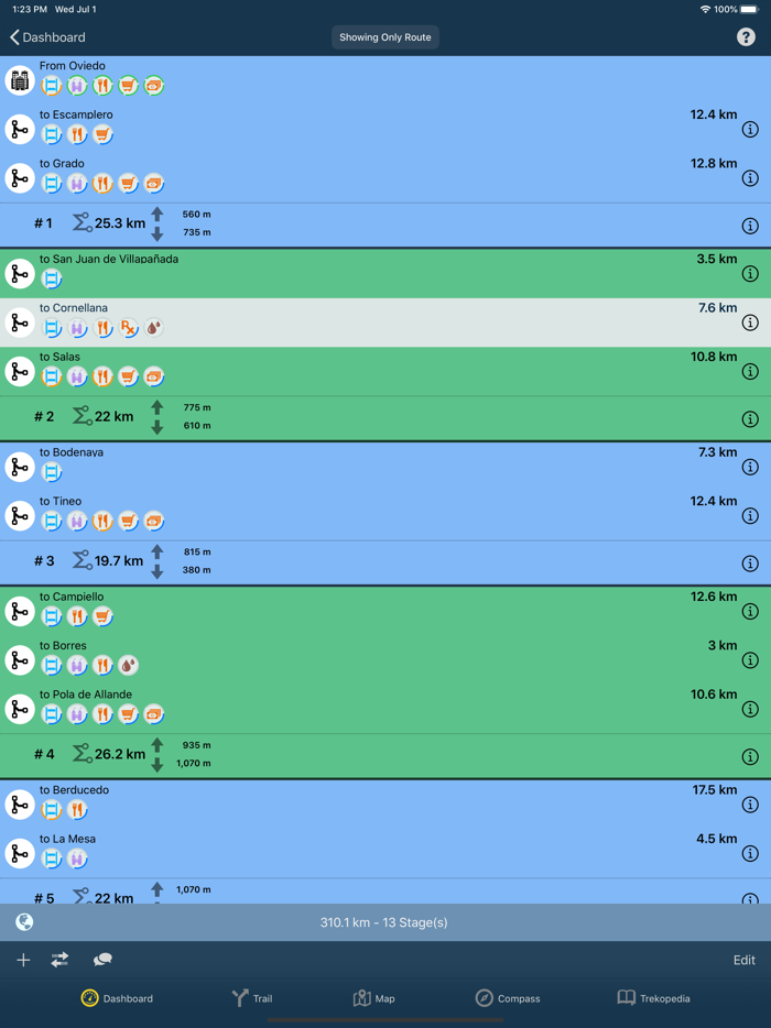 TrekRight Camino Primitivo