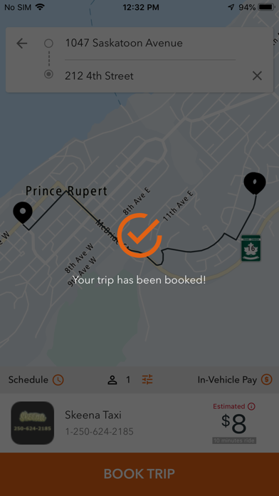 Skeena Taxi Screenshot