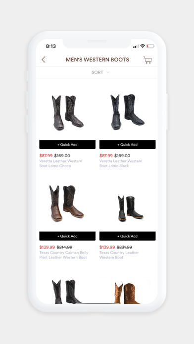 Gomez Western Wear Screenshot