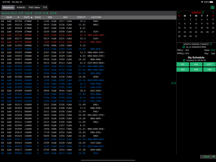 BidPro Tripboard for AA