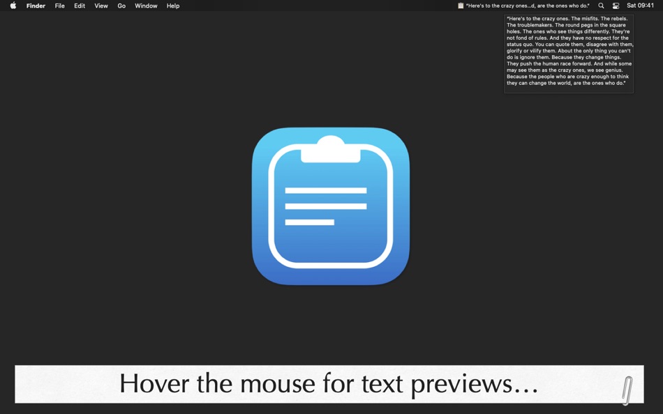 #3. ClipBar: Pasteboard Viewer (macOS) Podle: Cesare Forelli
