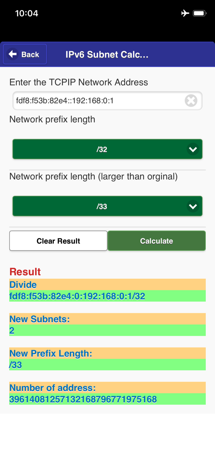 IPv6 Subneting