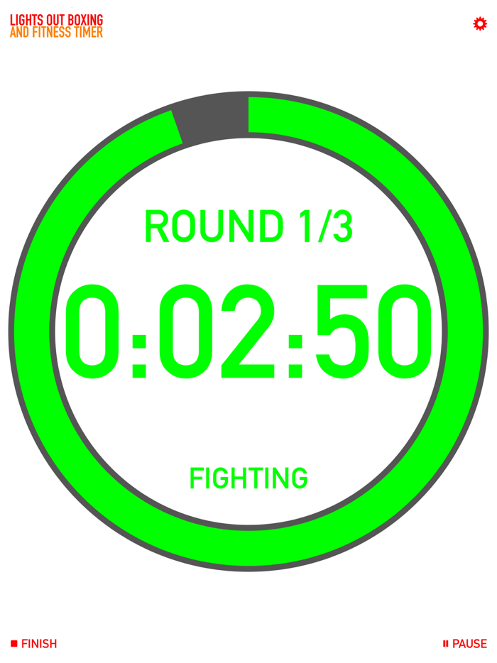 Lights Out Boxing Timer