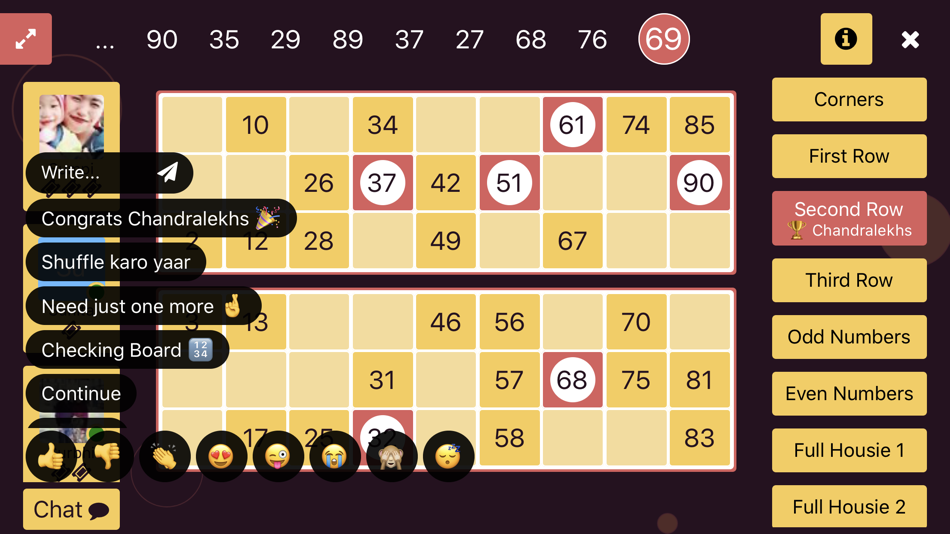 #5. Online Tambola - Paperless (iOS) By: Akash Budhia