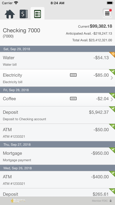 Municipal Bank Business Mobile Screenshot
