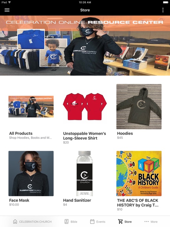 CELEBRATION CHURCH at Columbia iPad screenshot 2 - Lifestyle app