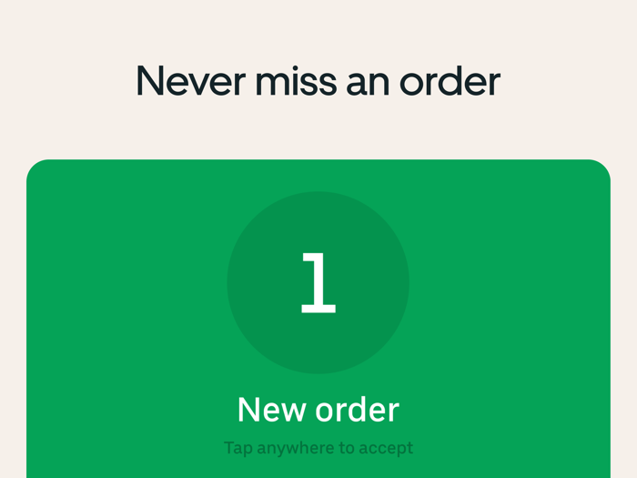 Uber Eats Orders