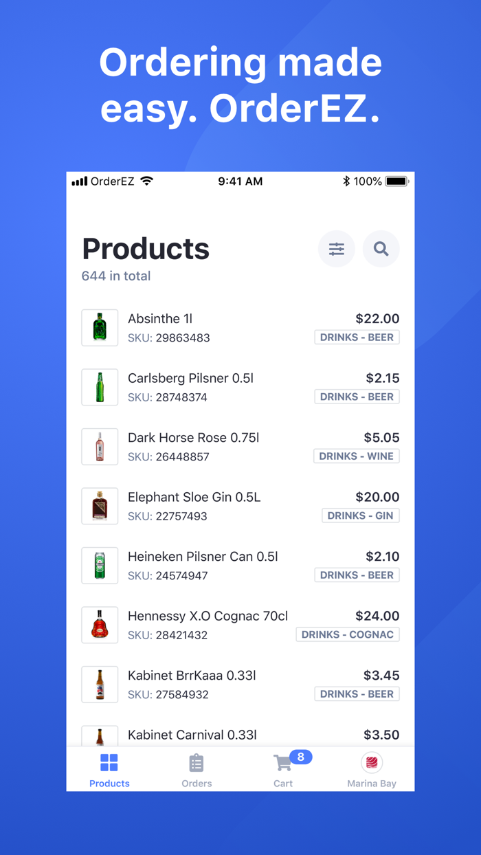 OrderEZ - Ordering Made Easy