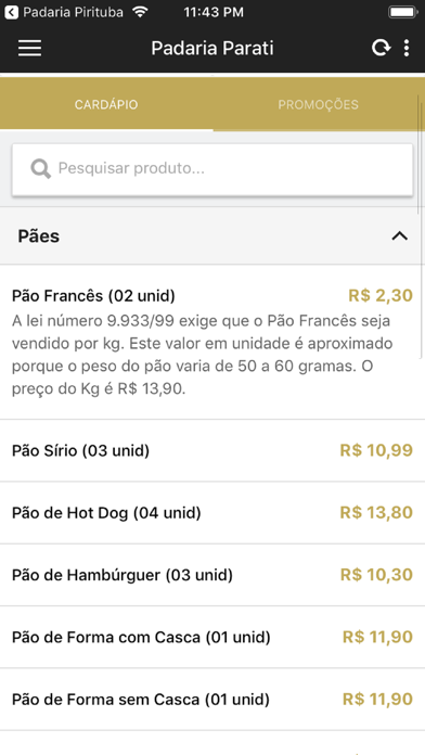 Padaria Parati Screenshot