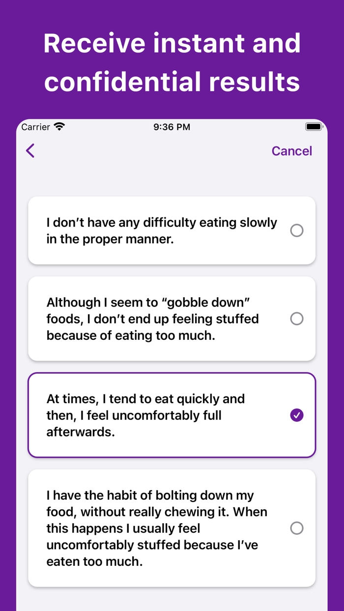 Binge Eating Disorder Test