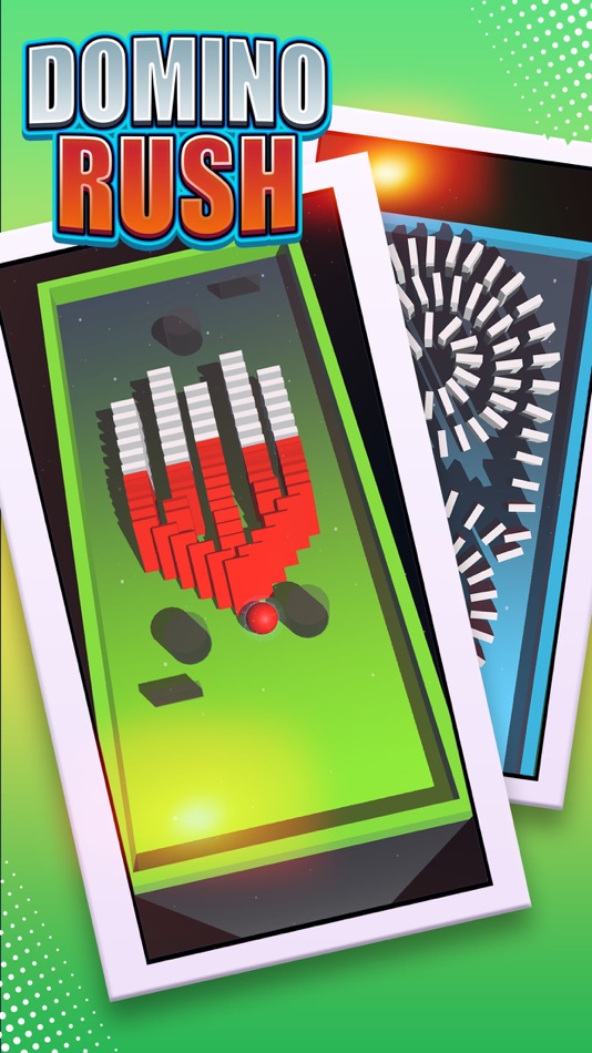 #3. Domino Rush - Push 'em Down (iOS) 由: 震宇 张