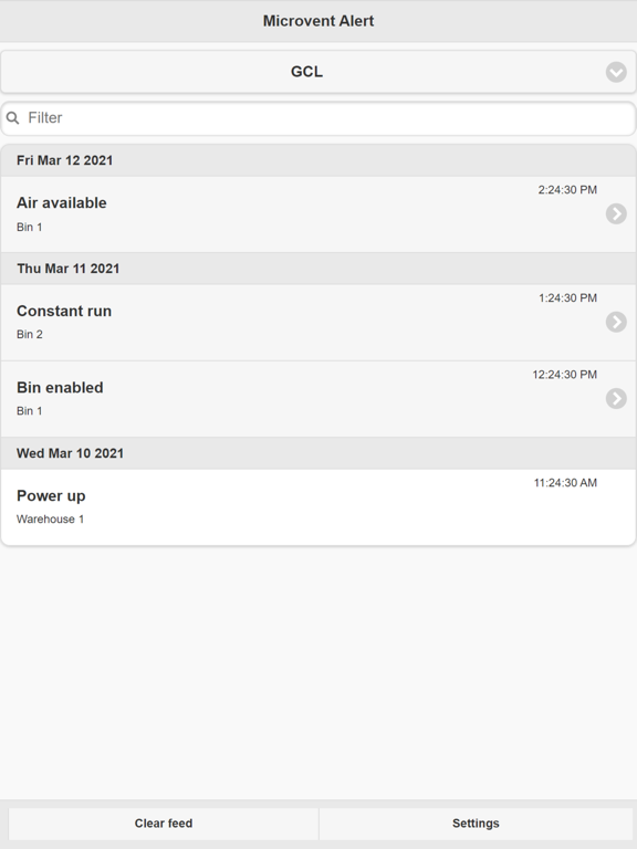 Screenshot #5 pour Microvent Alert