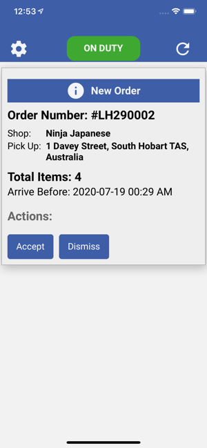 Local Hobart Driver App