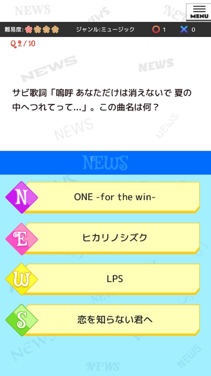 Quiz For News ファンのためのクイズアプリ By Yasuyuki Hamamoto