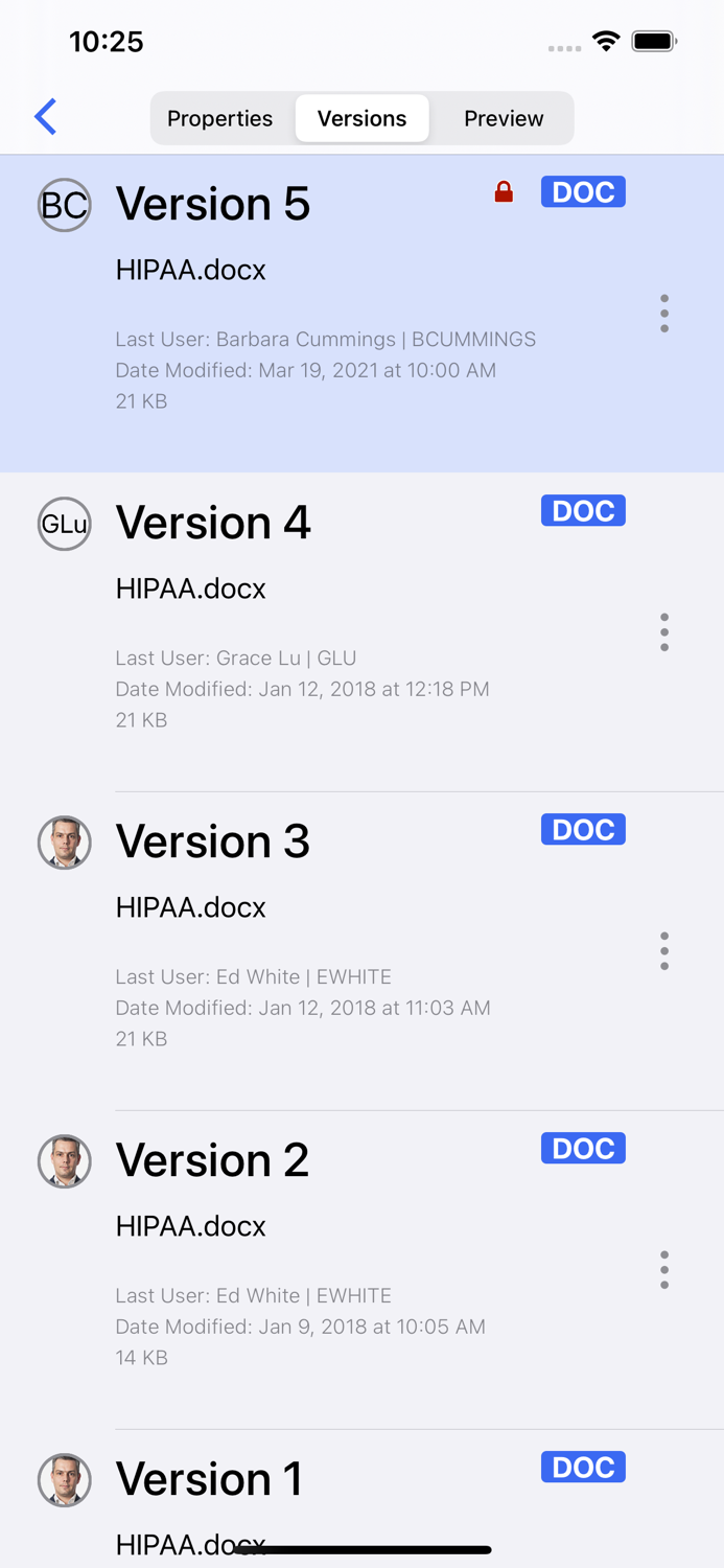 iManage Work 10 Mobility