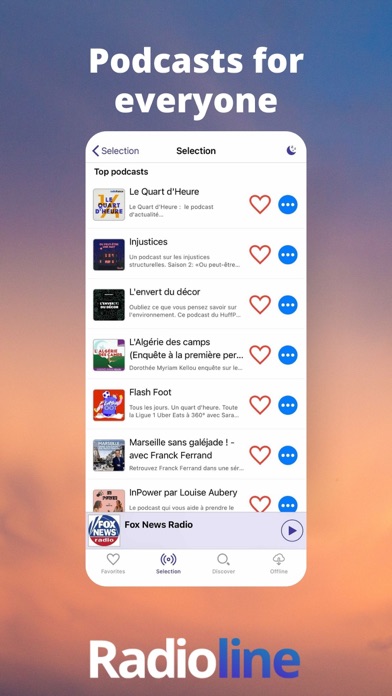 Radioline: Radio & Podcasts Screenshot