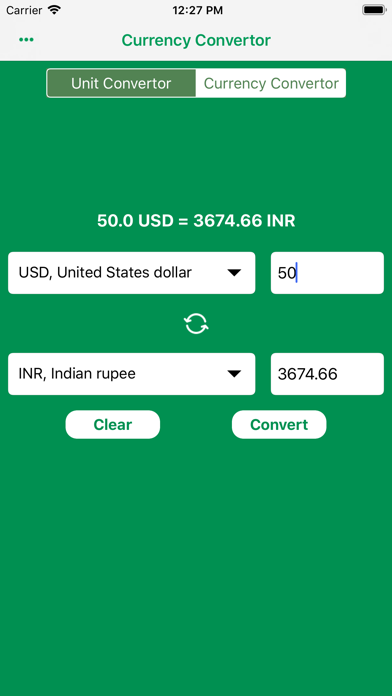Screenshot #1 pour Unit & Currency Convertor